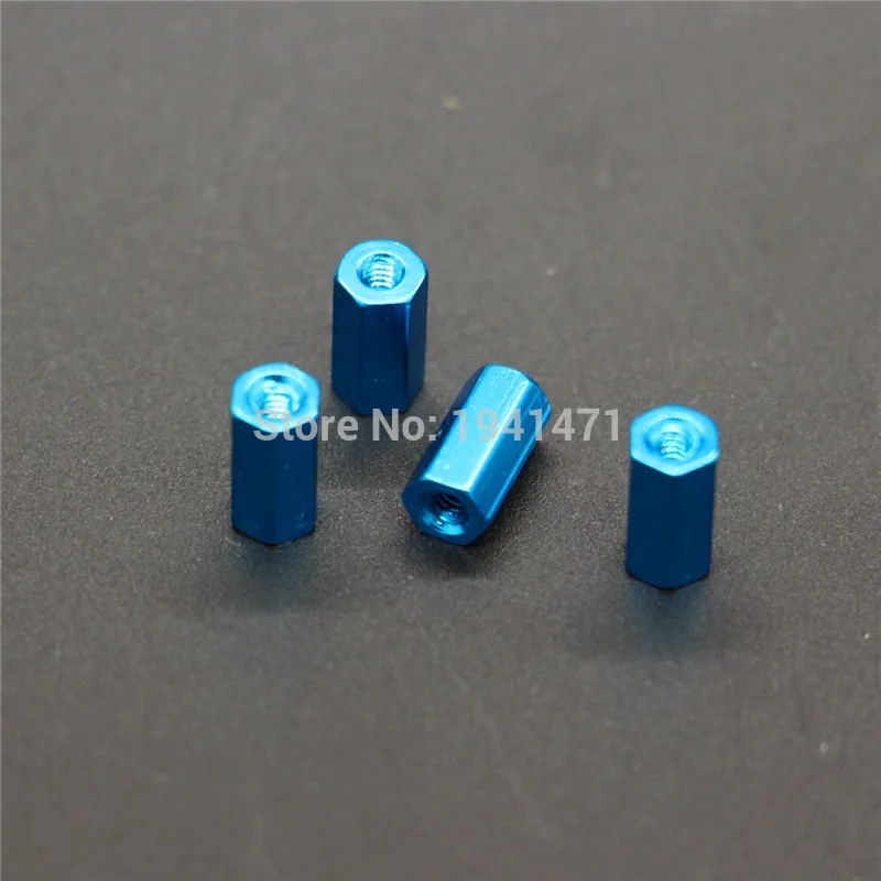 Rfdtygr Mini 4Wd Alluminio 8 Millimetri Hexagon Prism Self-Made Di Ricambio Per Tamiya Mini 4Wd Di Alluminio Hexagon Prism 8Mm S056 20 Pz/Lotto