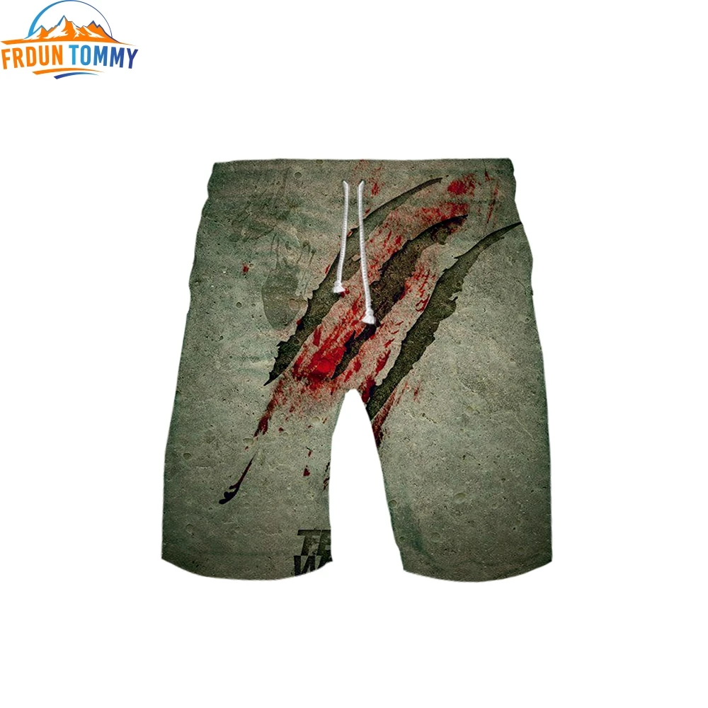 3d принт знаменитая американская ТВ серия подростковый волк мода высокого качества летние мужские модные трендовые шорты крутые популярные повседневные летние шорты