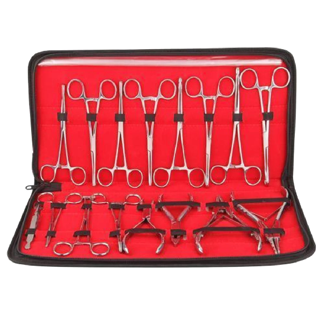 

2017 Brand and high quality 16Pcs/Set Pro Body Tongue Piercing Forceps Clamps Tools Ear Lip Pliers Durable Kit