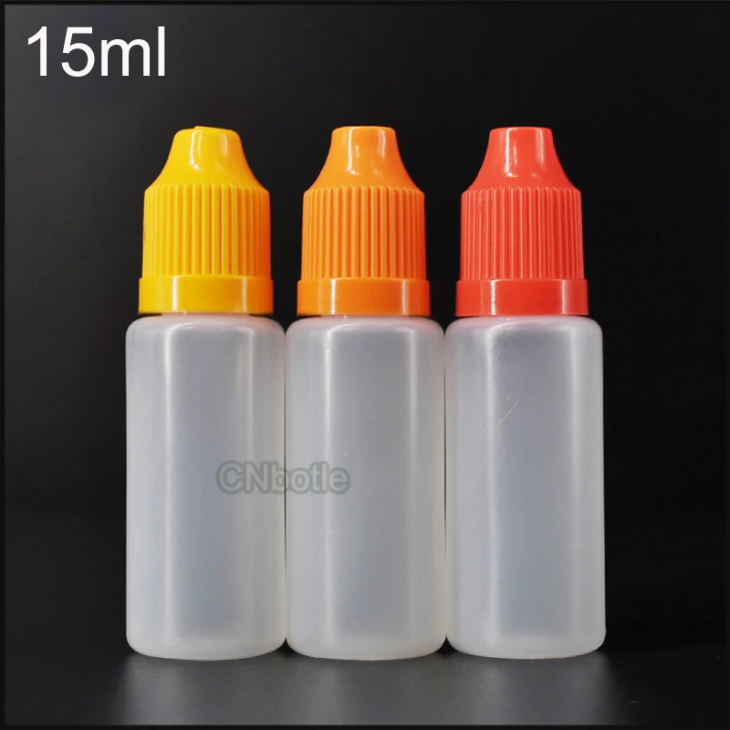 15ml plastic bottles
