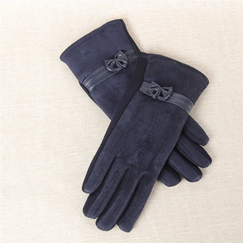 1Pair Winter Warm Screen Riding Drove Gloves for Women modis Hand Gloves guantes eldiven handschoenen 40FE1412