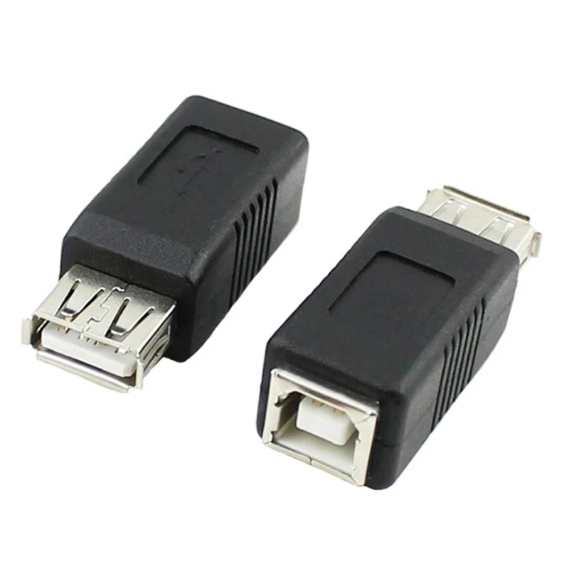 USB Type A Female to USB Type B Male USB Plug Printer Adapter Converter TO
