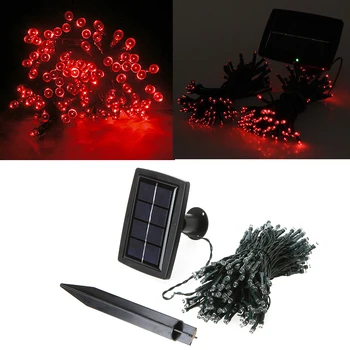 

Solar LED String Light 200 LED rgb for christmas decration with plenty bulbs lights outdoor