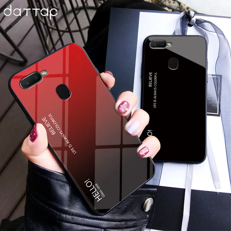 Чехол для OPPO Realme U1 роскошный ударопрочный жесткий градиентный чехол из