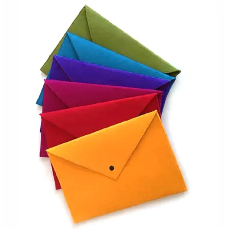 1 шт. простой A4 большой Ёмкость документ мешок pad Бизнес Портфели папки химических чувствовал систематизация продуктов 5 цветов