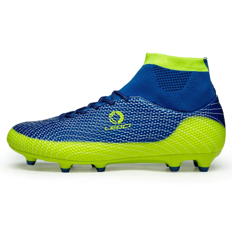 

Soccer Shoes High Ankle Football BootsPlus Size Men Soccer Cleat Boots Kids Boys Football Shoes Chaussures de Foot cheap good