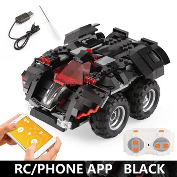 

Yeshin Toys 07111 App-controlled Batmobile Batmobile Set Kids Compatible lepining 76112 Building Blocks Bricks