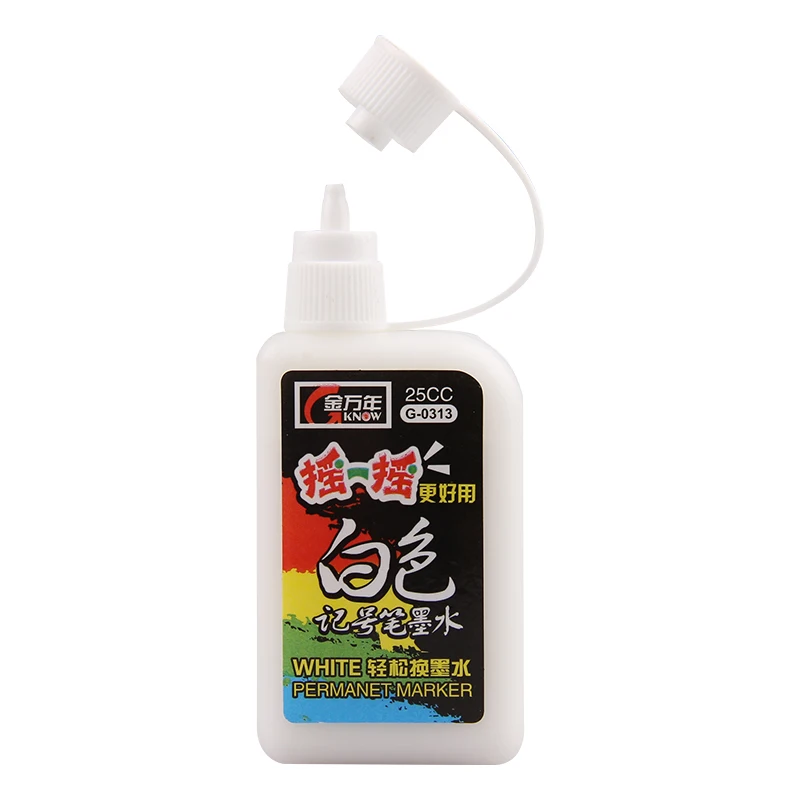 

White POP Marker Ink 25ml Fast Dry