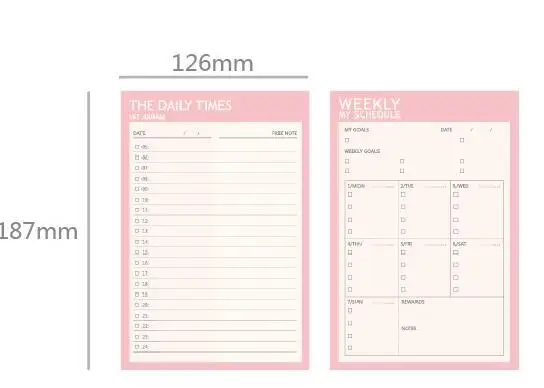 aliexpress com buy cute floral and pink pattern daily weekly