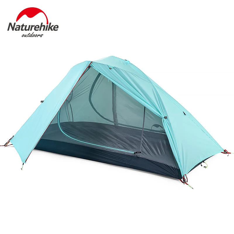 Naturehike ветрозащитные 210 T/20D полиэфирные сверхлегкие портативные двухслойные наружные походные водонепроницаемые палатки для 1-2 человек