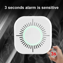 Пожарный детектор дыма звуковые и световые батарейки для будильников, управляемые для школы, Заводская гостиничная система охранной сигнализации
