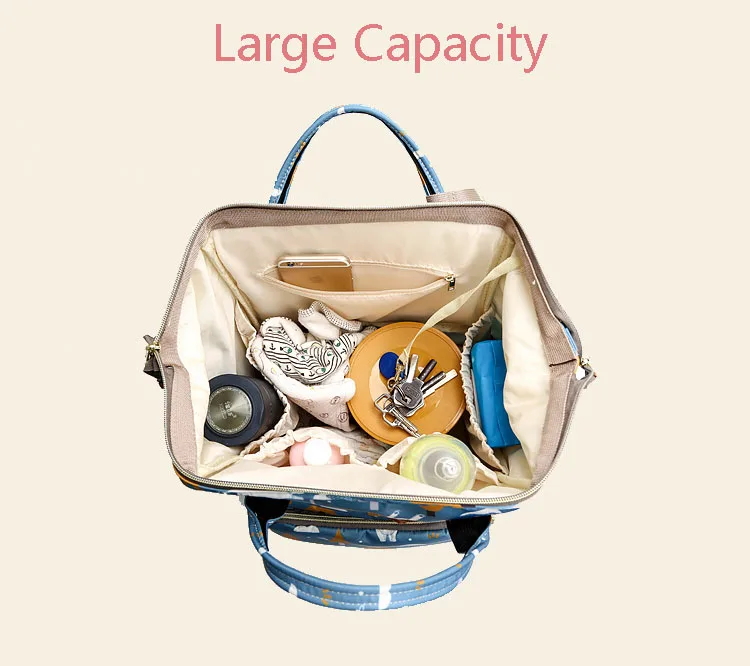 Пылезащитная Водонепроницаемая модная сумка для подгузников, сумка для подгузников для ухода за ребенком, рюкзак для путешествий