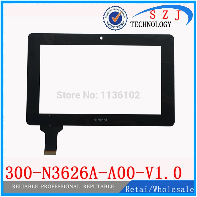 

Original 7" inch 7086 touch screen panel digitizer for Ainol novo7 elf2 elf 2 tablet PC DPT 300-N3626A-A00-V1.0 Free ship