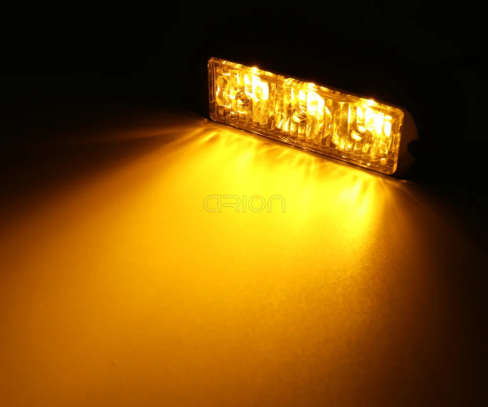 Новинка 3 светодиодный Авто колода грузовик стробоскоПредупреждение ПА для