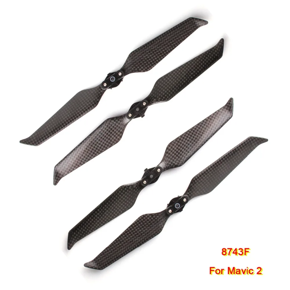 

1pair/2pairs Full Carbon Fiber 8743F Foldable Propellers Low Noise 8743 Propeller for DJI MAVIC2 Pro/Zoom Camera Drone