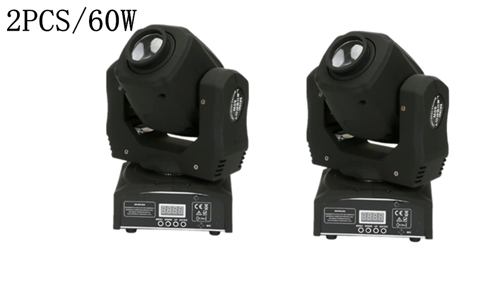 

2X 60W LED Spot Moving Head Light/USA Luminums LED DJ Spot Light 60W gobo moving heads lights super bright LED DJ Spot Light