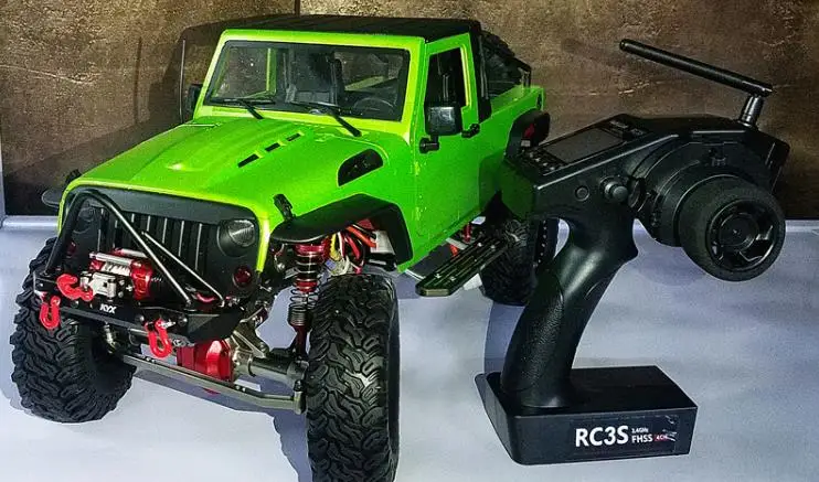 1/10 RTR RC Rock Perayap Wrangler JK 