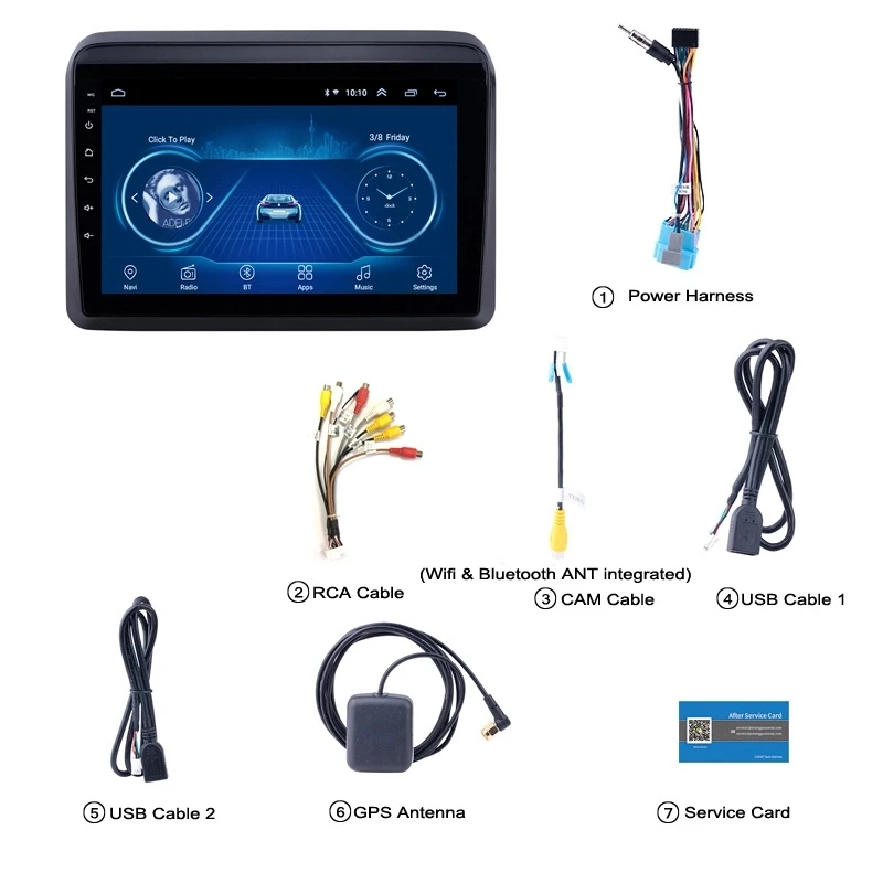 Cheap Super Slim Touch Screen Android 8.1 radio GPS Navigation for Suzuki ERTIGA 2018 tablets Stereo Wifi Multimedia USB Bluetooth 1