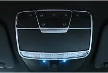 For Mercedes Benz E-Class W213 GLC C Class W205 C180 C260 2015-2017 Car Accessories ABS Front Reading Light Decorate Frame Trim