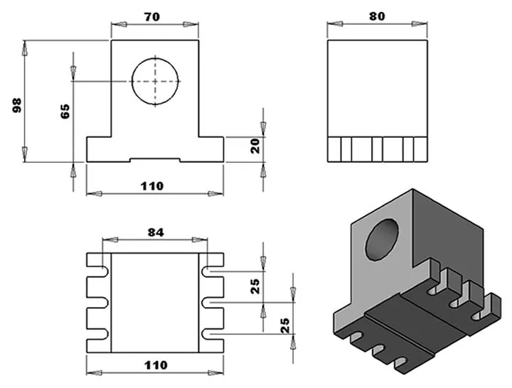 CNC 4th оси с Чак для ЧПУ miiling машины