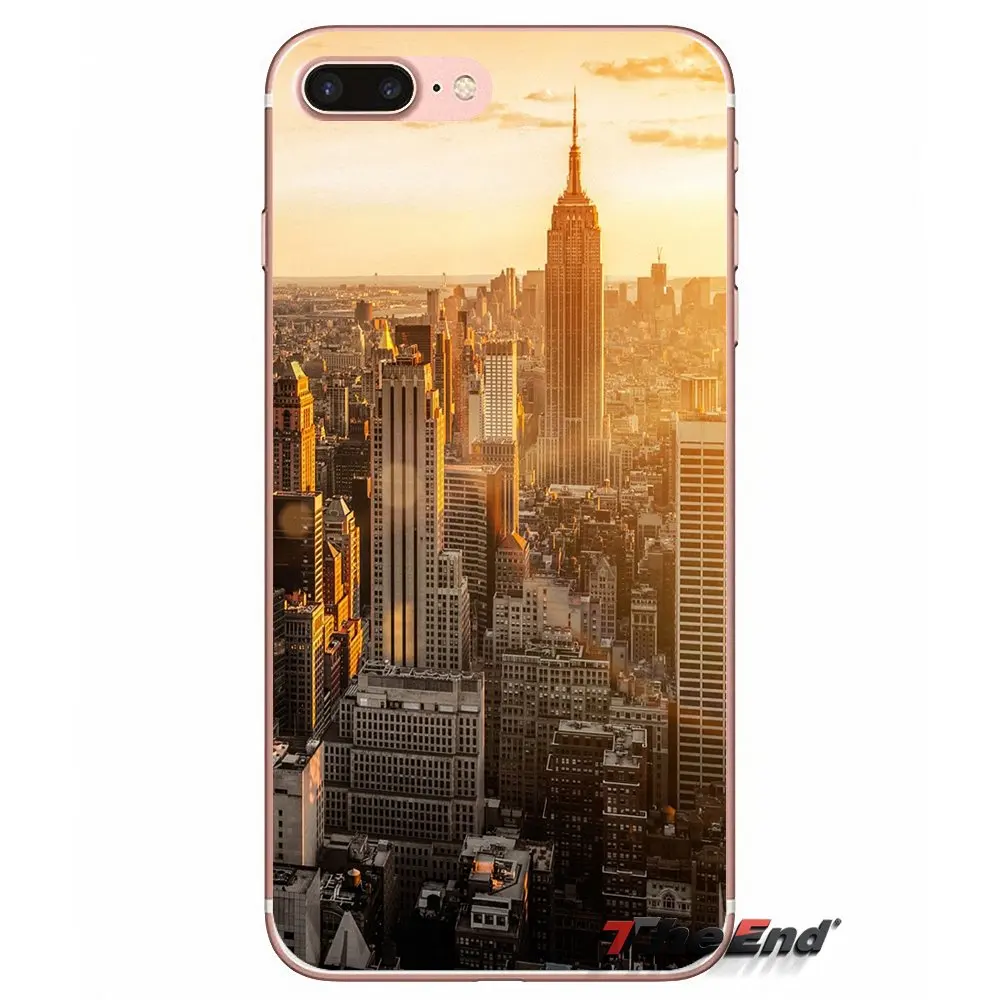 Мягкий чехол New York City Sunrise Haze для Huawei Honor 5A LYO L21 Y6 II Compact Y5 2 Y5II Mate 10 Lite Nova 2i