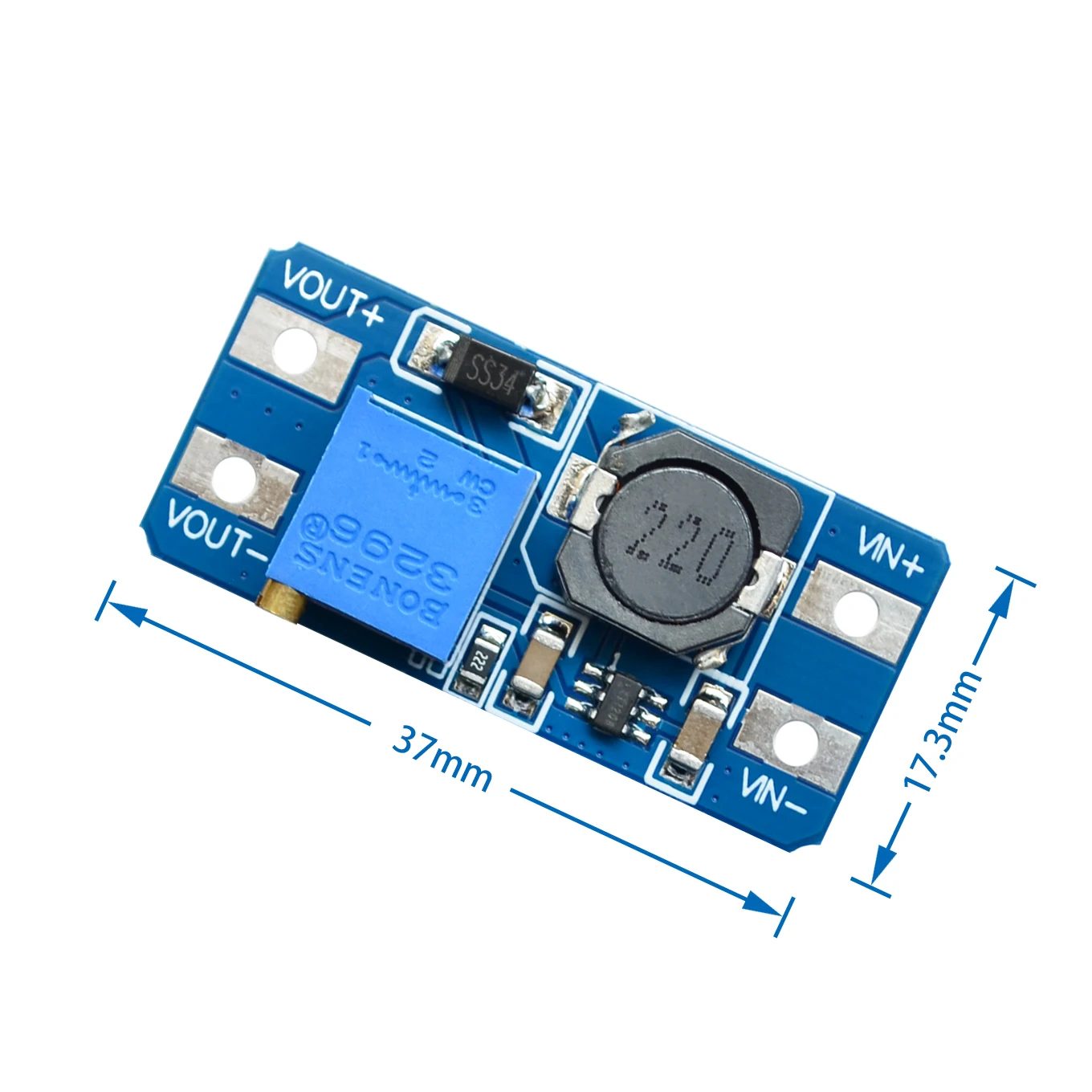 10 шт./лот MT3608 2A Max DC-DC Повышающий Модуль питания усилитель модуль питания для