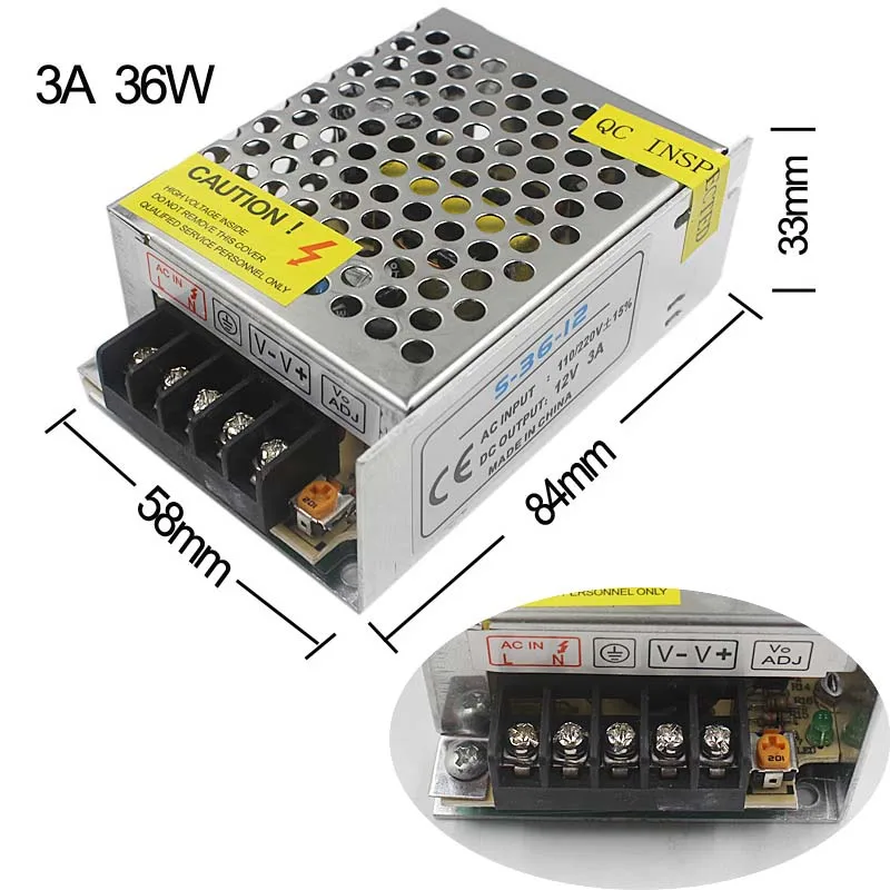 3A 36W led driver