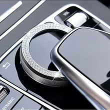 Автомобильная Мультимедийная ручка декоративное кольцо/Мультимедийная ручка управления Крышка для Mercedes Benz C Серия w205 GLC КЛАСС E серия W213