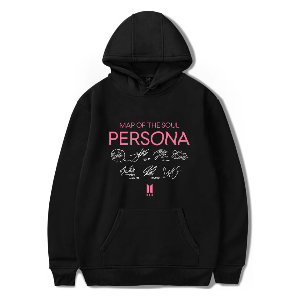 

Fashion Cool style New Album Map Of The Soul Persona Women Hoodies Sweatshirts K-pop Hoodie Sweatshirt jimin Clothing