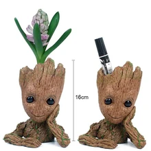 Прямая поставка, 16 см, детский цветочный горшок, фигурка, кукла, держатель телефона, 2 модели, ручка, горшок, детская игрушка