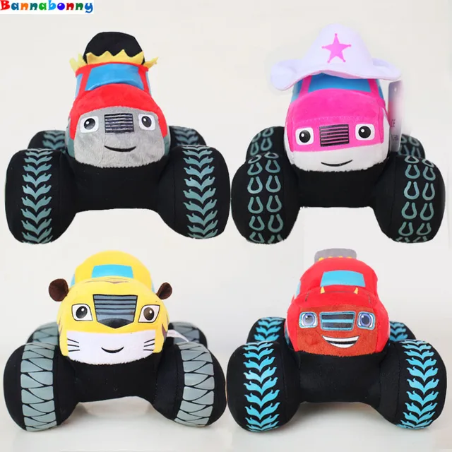 Best Price 18CM Blaze and the Monster Machines stuffed car plush toy stuffed animal plush car Monster Machines for kids gift