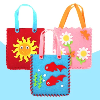 SeamosToys DIY non-woven fabric bag cartoon stereo paste