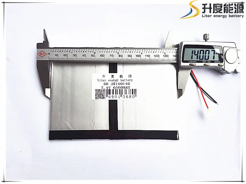 7 4V 6000mAH polymer lithium ion battery Li ion battery for font b tablet b font