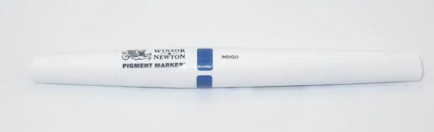 Winsor& Newton пигментные маркеры синие и зеленые тона - Цвет: Indigo