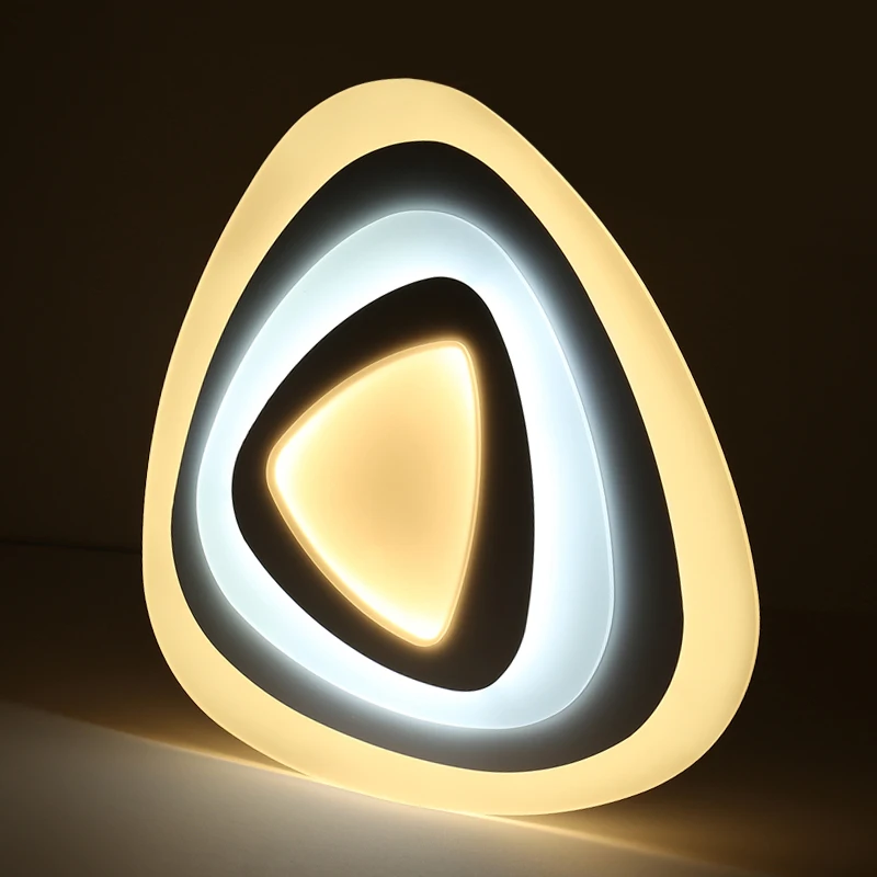 

LICAN Modern Acrylic triangle Ceiling lights LED lamp for Living room Bedroom luminaire Home decor lighting fixtures 110V 2220V