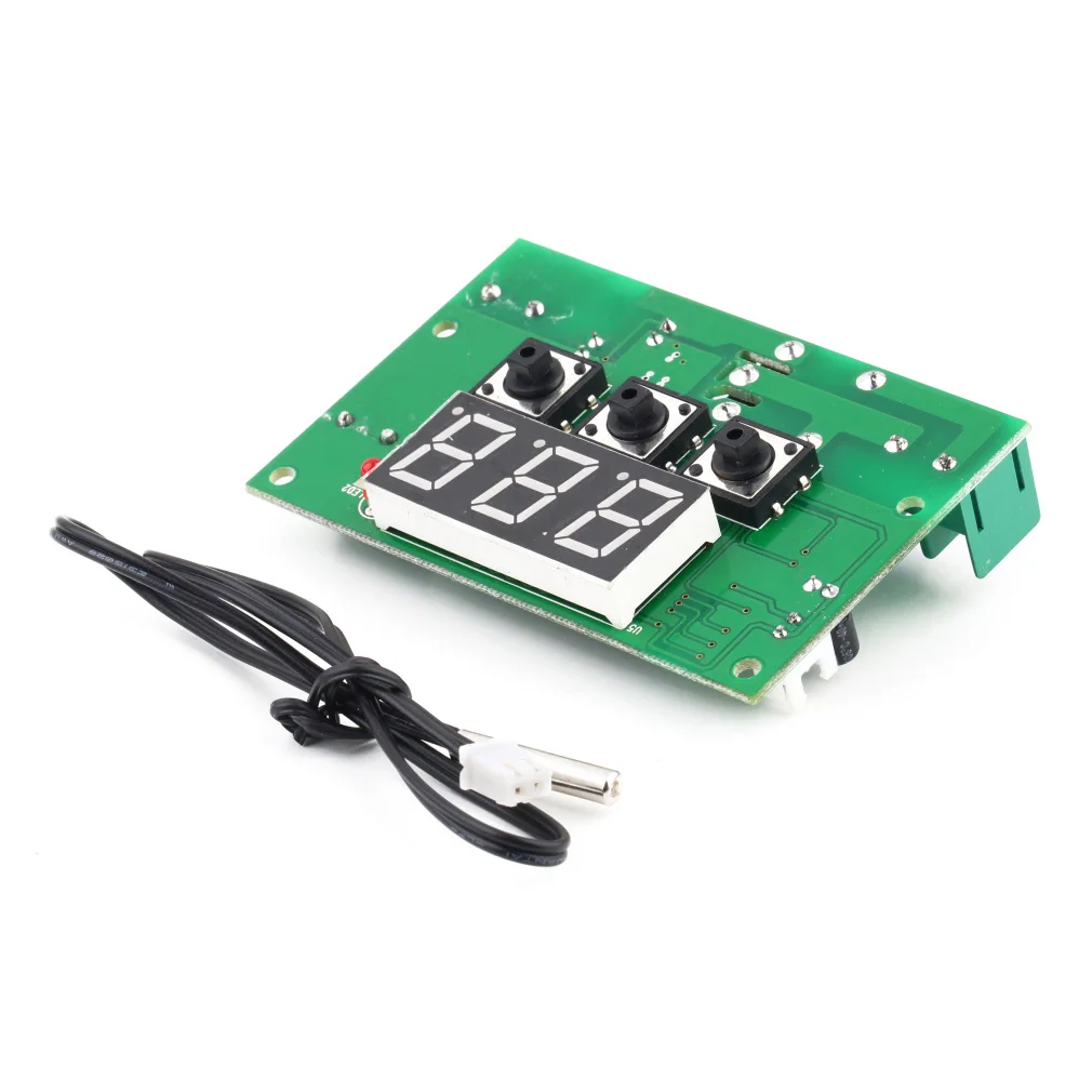 Worldwide 12V 10A Digital LCD Temperature Regulator Controller PCB Board Thermostat Sensorin