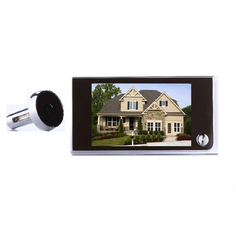 

Hot digital peephole door camera 3.5 inch LCD 0.5 Megapixels HD camera 120 degree widen viewing angle door peephole camera
