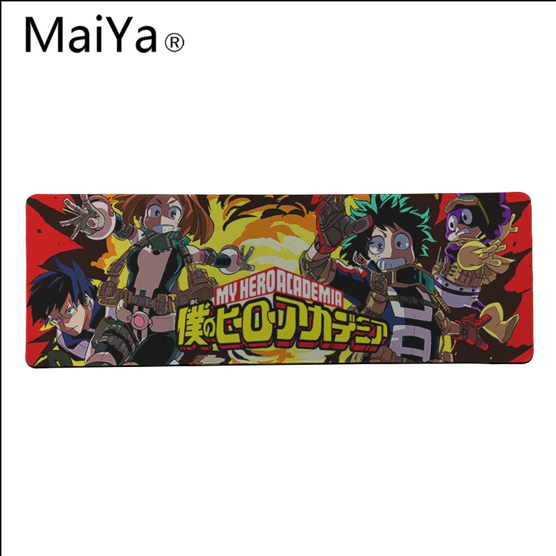 Maiya высокое качество мой герой Академии красивые коврик для мышки в стиле аниме Большой Мышь Pad клавиатуры коврики