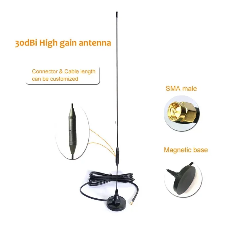Omni 4G антенна 30dBi Lte магнитная антенна 700-2700 МГц широкополосная gsm gprs wifi антенна 1 шт