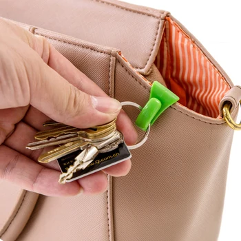 

4PCS Multi-function Colorful Mini Built-in Bag Clip Prevention Lost Key Hook Holder Storage Clips For Multiple Types Bag Inside