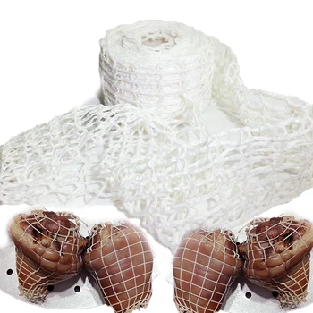 3 Meter Cotton Meat Net Ham Sausage Net Butcher's String Sausage Net Roll Hot Dog Net Sausage Packaging Tools Meat Cooking Tool