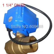 Dn32, 1 1/" латунь мини электрические шаровые Клапан Управление способ CR01 cr05, напряжение 12 В 3-6 В моторизованный Клапан