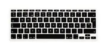 

Soft Silicone Keyboard Cover English Protector Keyboard Stickers 3pcs for Macbook Air/Pro 11" (EU Version,Spanish)