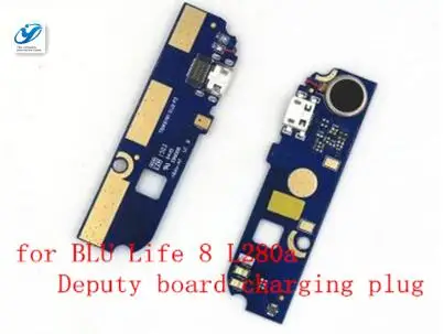

Original 5'' BLU Life 8 L280a Deputy board charging plug end microphone plates deputy board free shipping