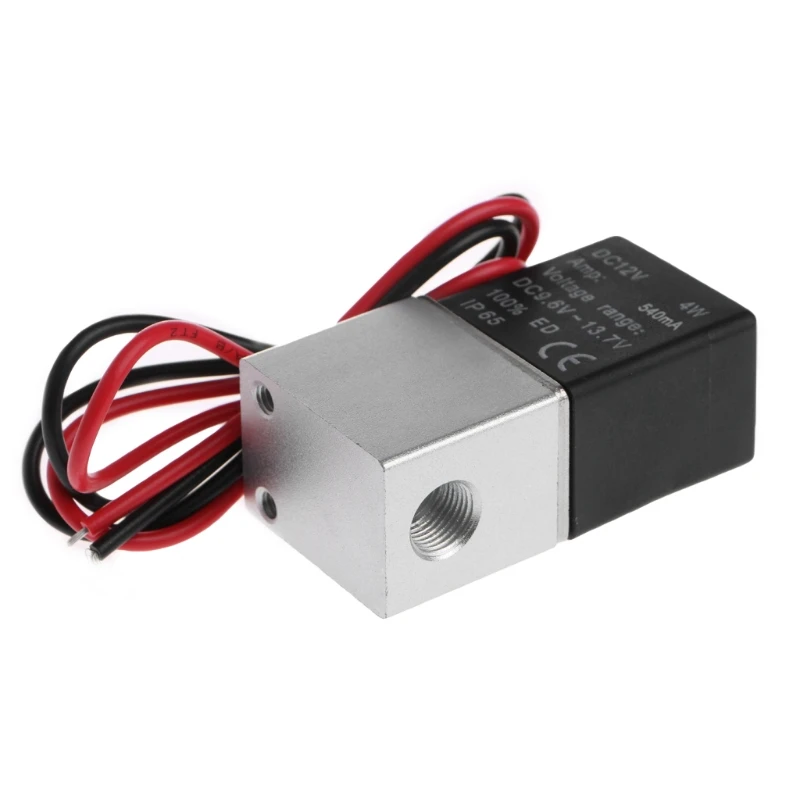 Нормально закрытый Соленоидный клапан 12V DC 1/8 &quotw/провод для воздушной газовой