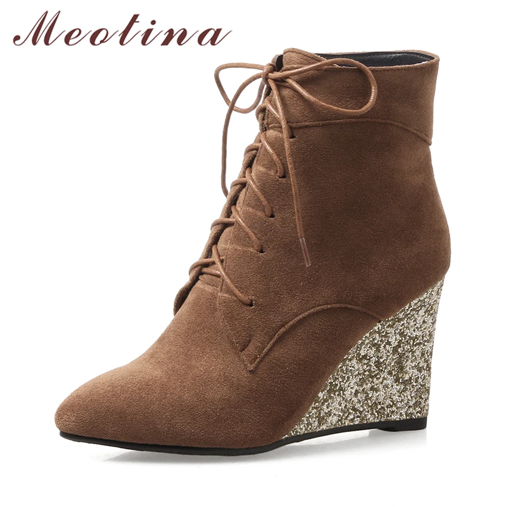 women's short boots with heel