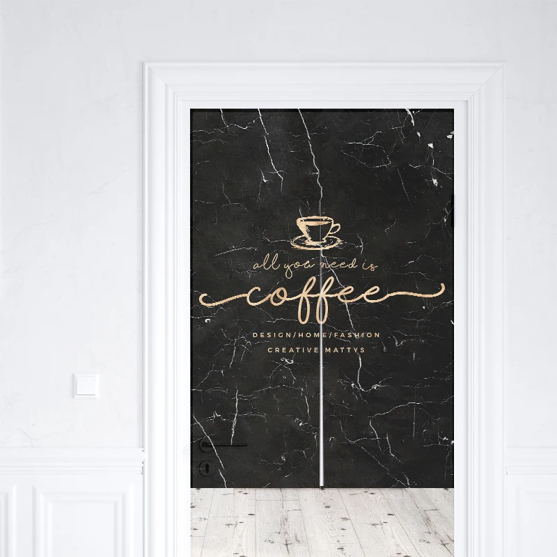 Scandinavian marble linen curtain | Дом и сад