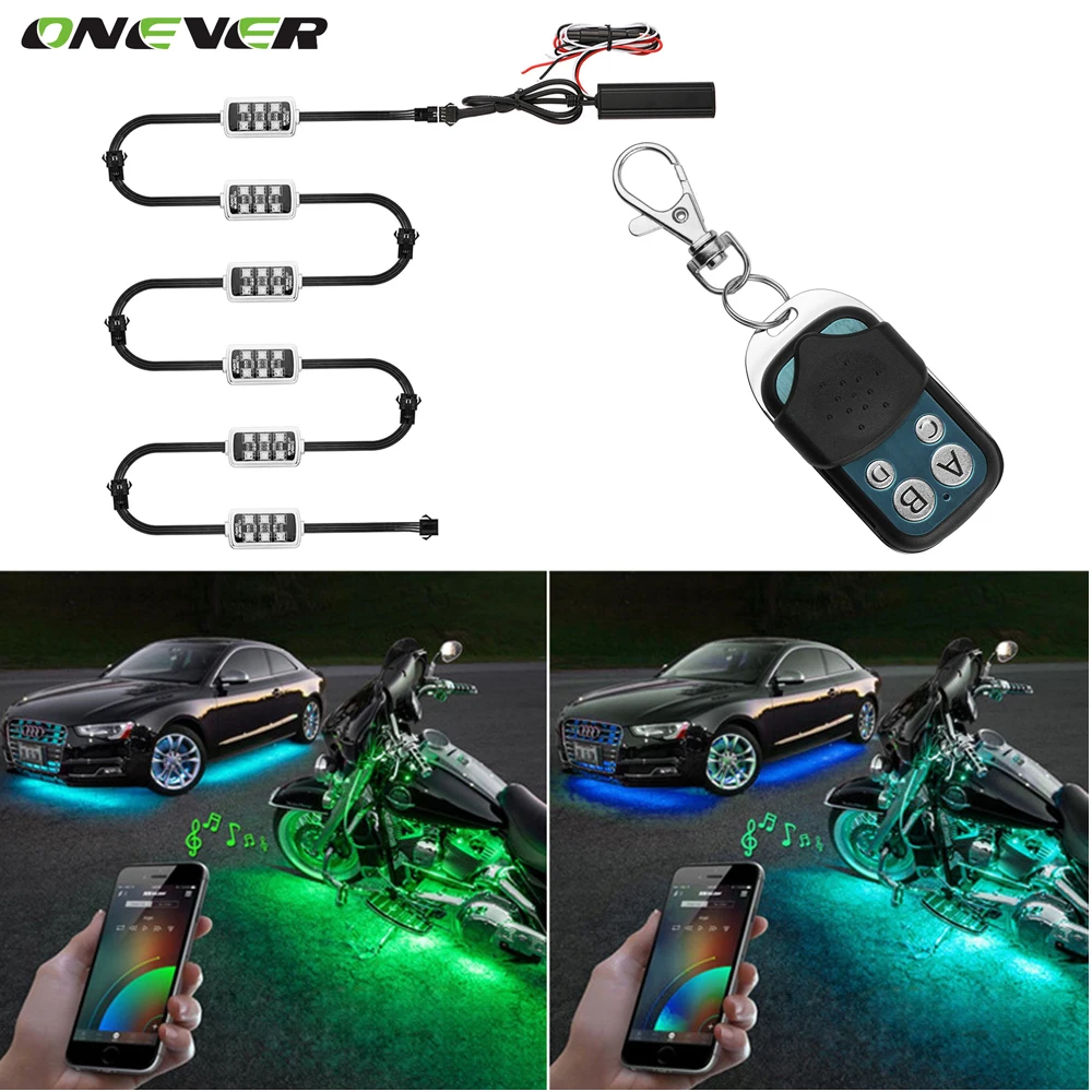 Prix pour Musique Contrôle 36 LED Sans Fil RGB LED Auto Moto Lumière avec Intelligent Lumière de Frein Intérieur Décoratif Atmosphère Bande Lumière Kit Prix pour Musique Contrôle 36 LED Sans Fil RGB LED Auto Moto Lumière avec Intelligent Lumière de Frein Intérieur Décoratif Atmosphère Bande Lumière Kit