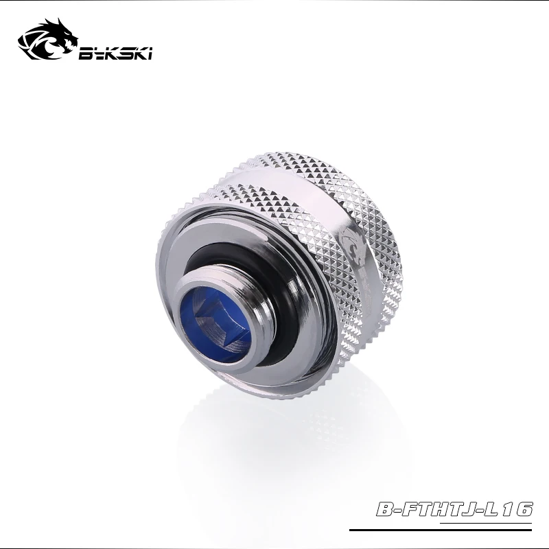 BYKSKI фитинг для жесткой трубки OD16mm более зашитный кожук Резиновые Сжатие рук Медь