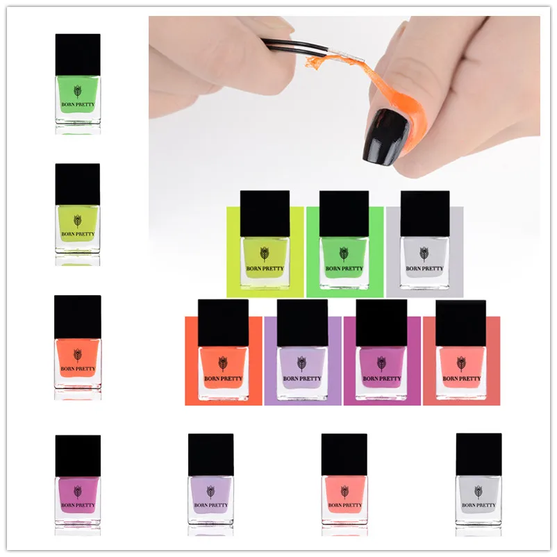 

1 Bottle BORN PRETTY 10ml Odor-free Peel Off Nail Art Latex Cuticle Guard Manicure Nail Art Liquid Tape